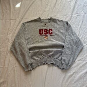 Nike center swoosh USC Trojans Football crewneck sweatshirt Men’s L